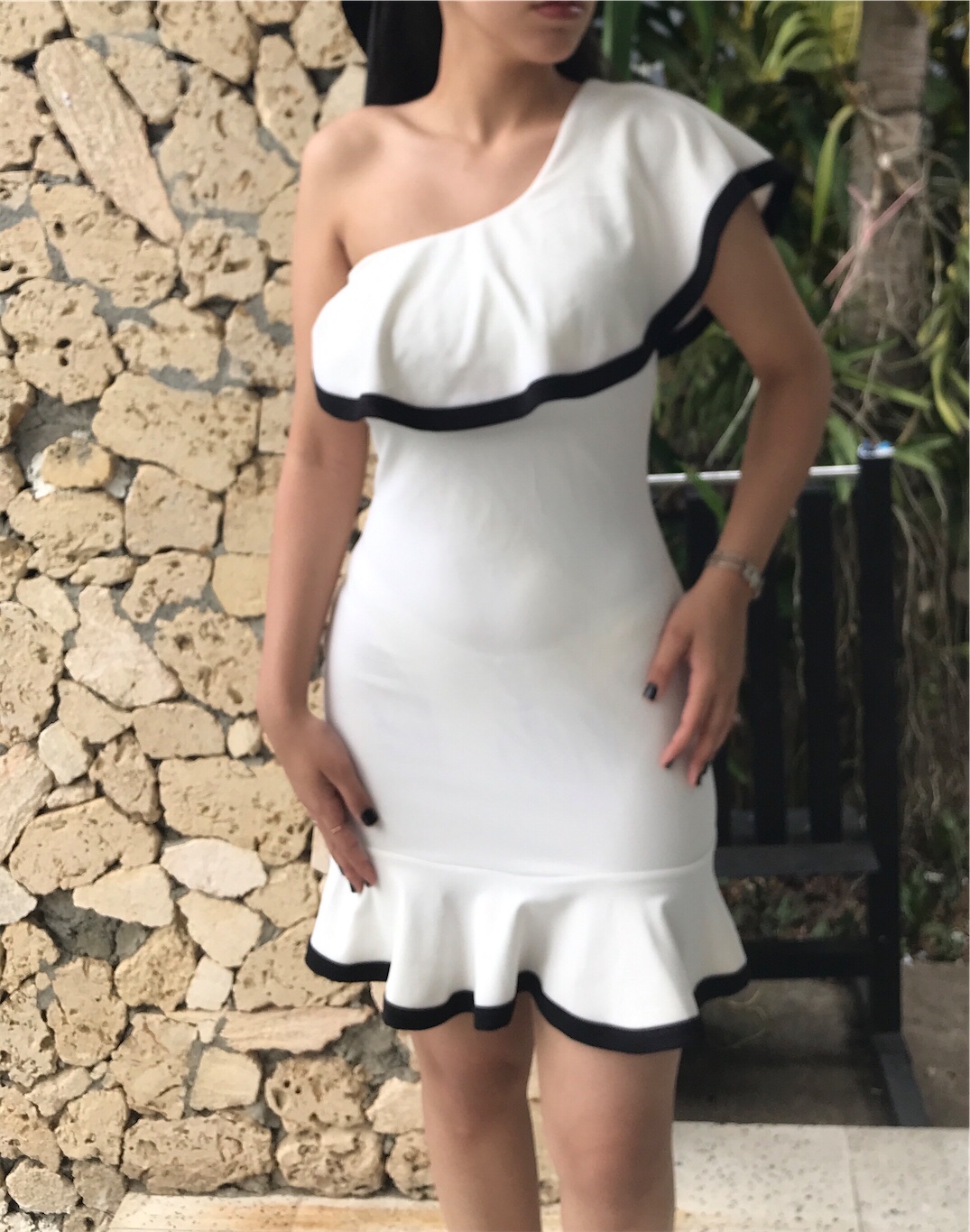 ropa para mujer - Vestido blanco elegante corto 