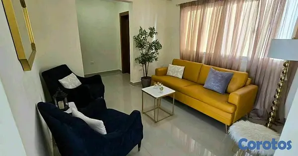 apartamentos - oportunidad 6to piso amueblado con derecho azotea privada en villa olga  5