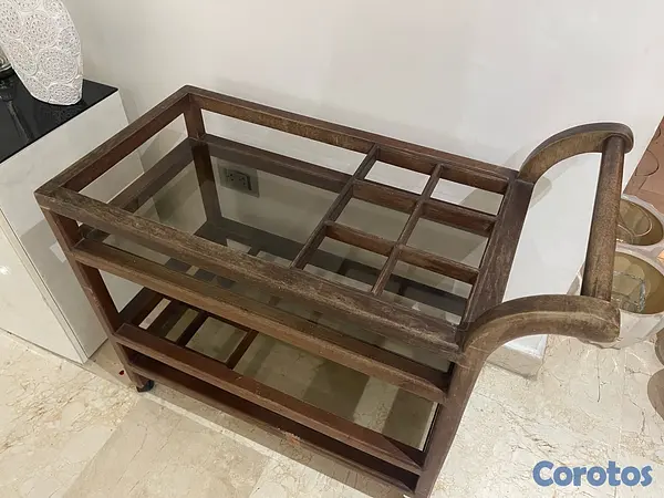 muebles y colchones - Barsito de Madera en Caoba 3