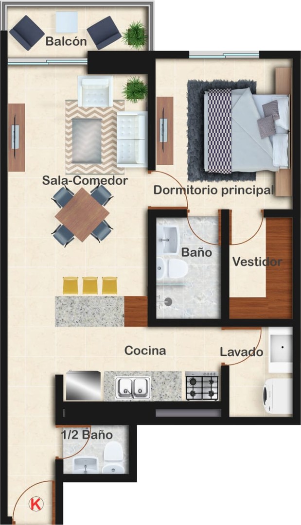 apartamentos - Apartamentos en Bella Vista con Piscina y Gimnasio- Apartamentos en Bella Vista 8