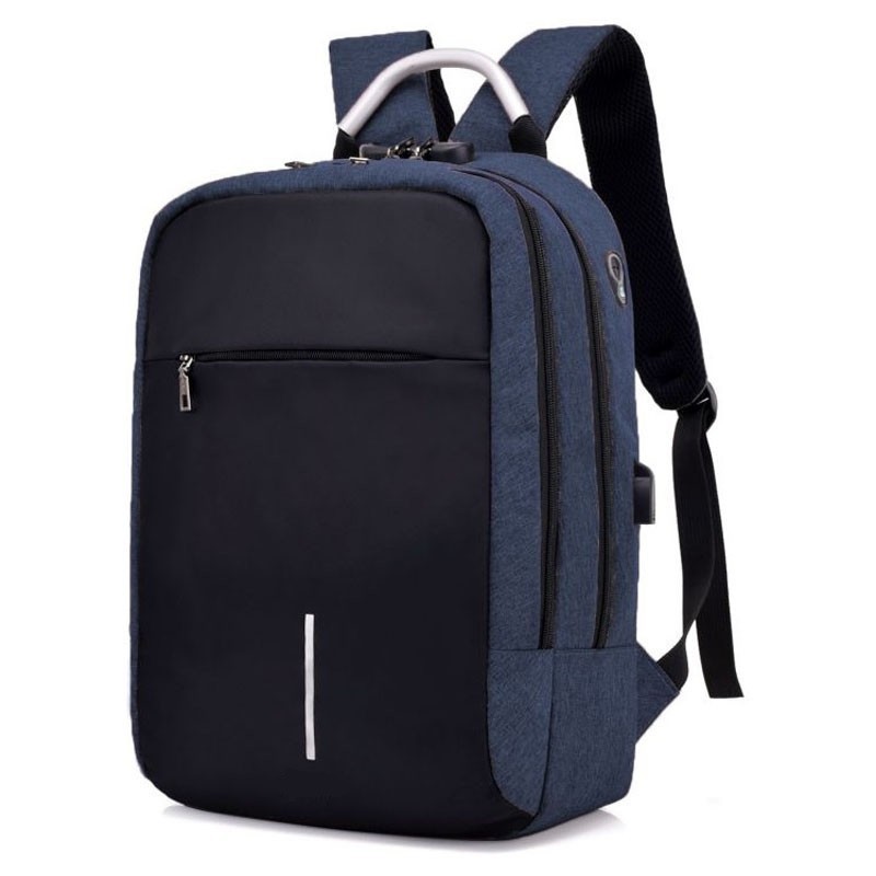 carteras y maletas - Mochila antirrobo impermeable con puerto de carga USB y audífonos.  2