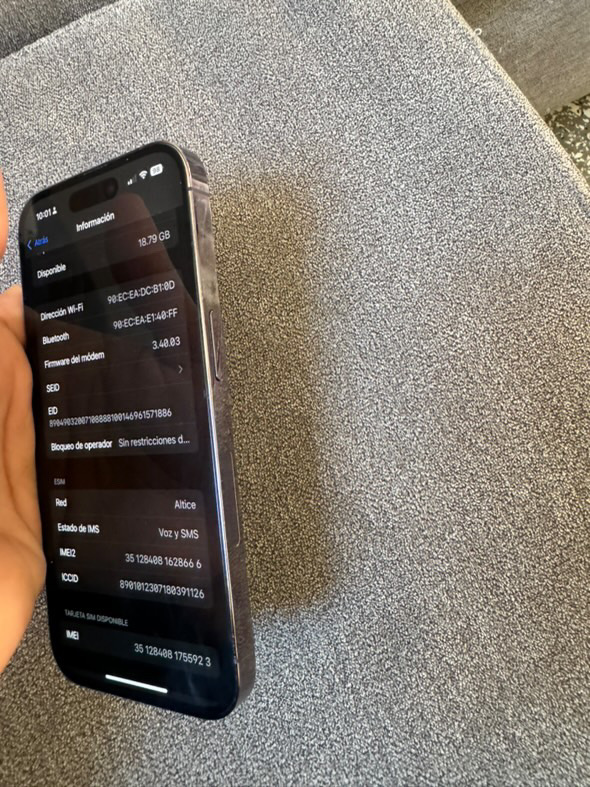 celulares y tabletas - Iphone 14 pro 256gb factory  5