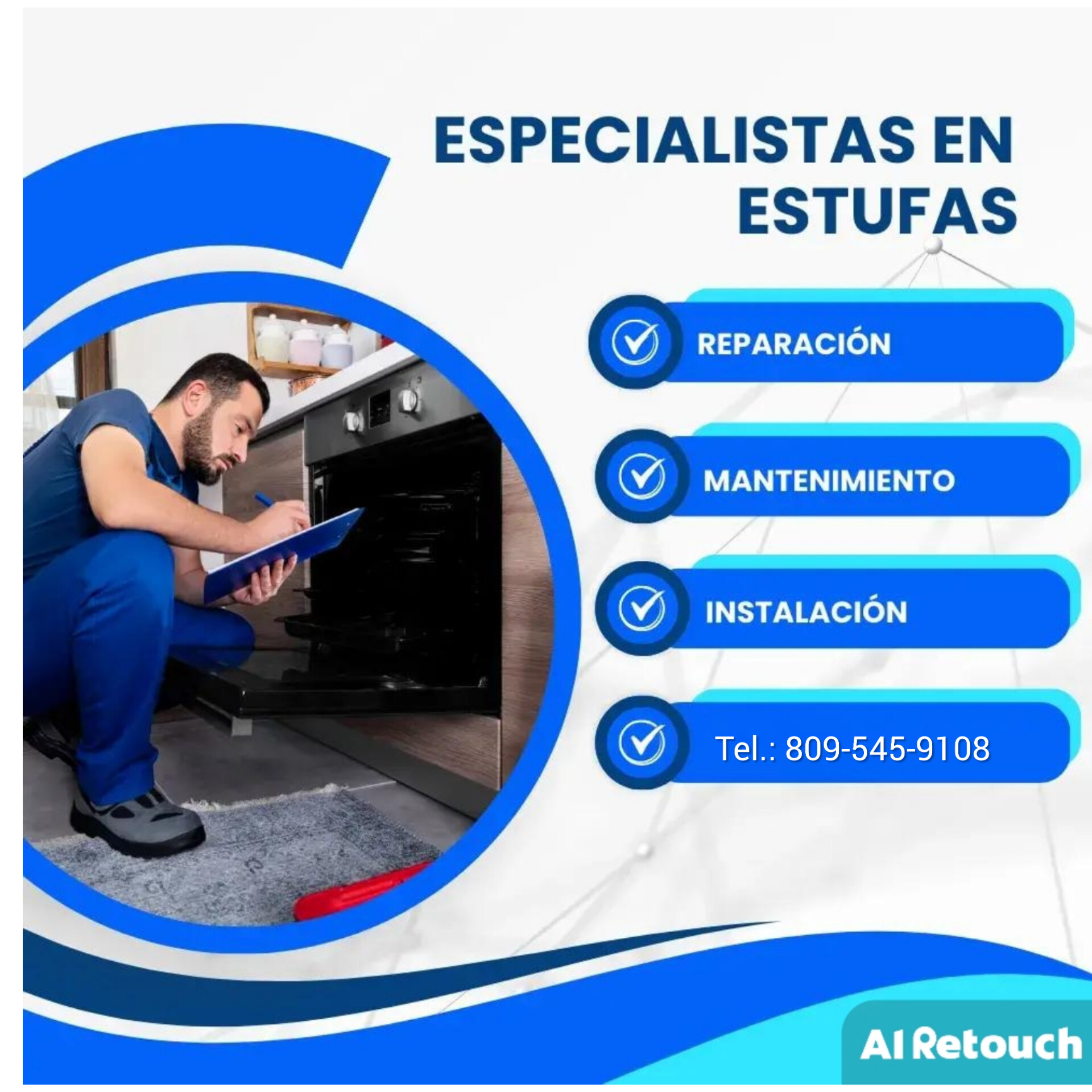 servicios profesionales - Tecnico esoecializado en estufa y refrigeración 