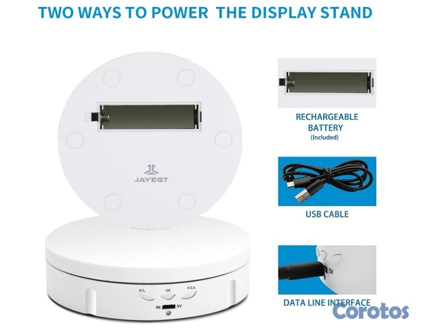 accesorios para electronica - Mini estudio profesional portatil + base giratoria 2