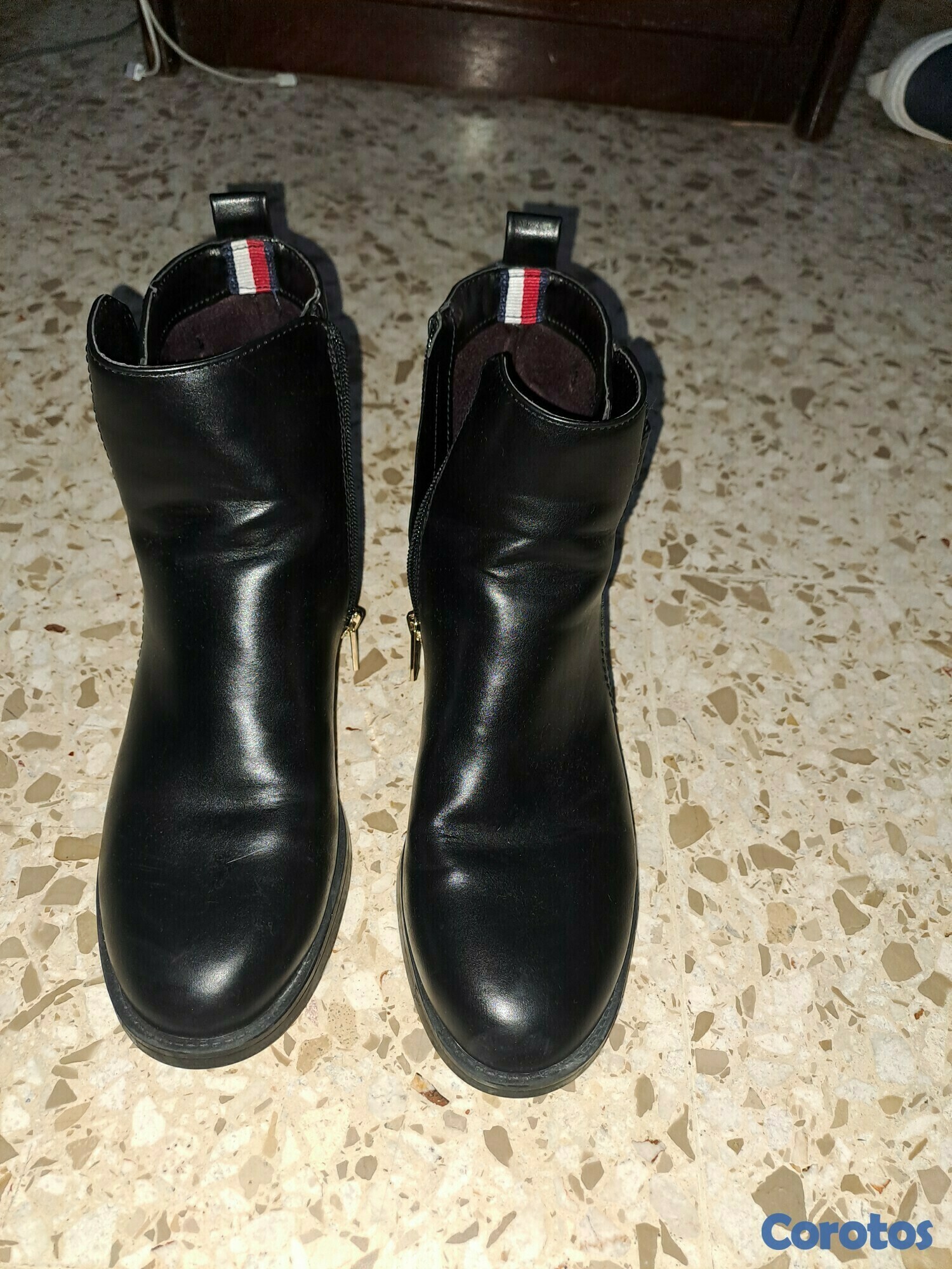 zapatos para mujer - Botas Negra 7  tommy hilfiger de mujer 2