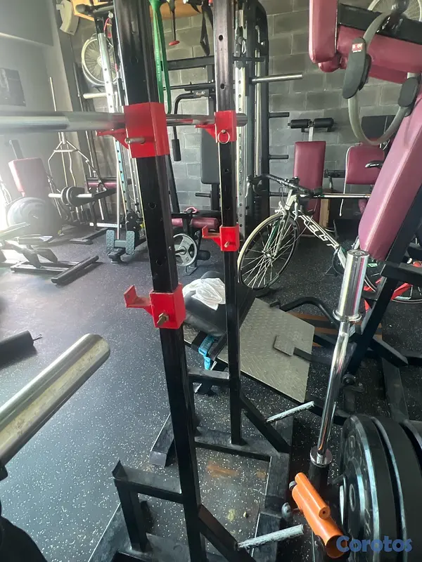 Artículos Deportivos - Set Soportes para barras 61” hierro Gimnasio 4