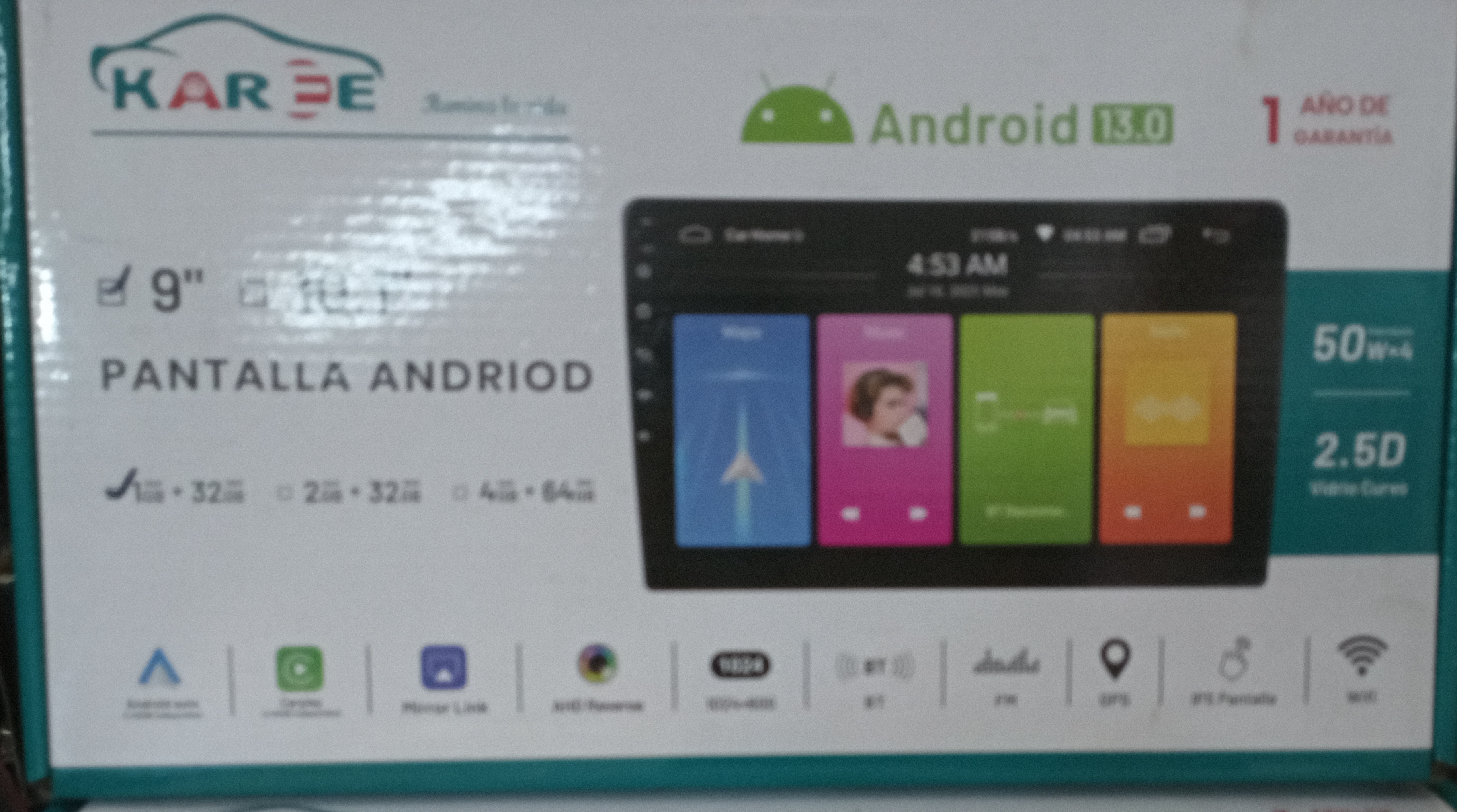 accesorios para vehiculos - Radio Android 13.0 9PG  32GB 2GB ram 1