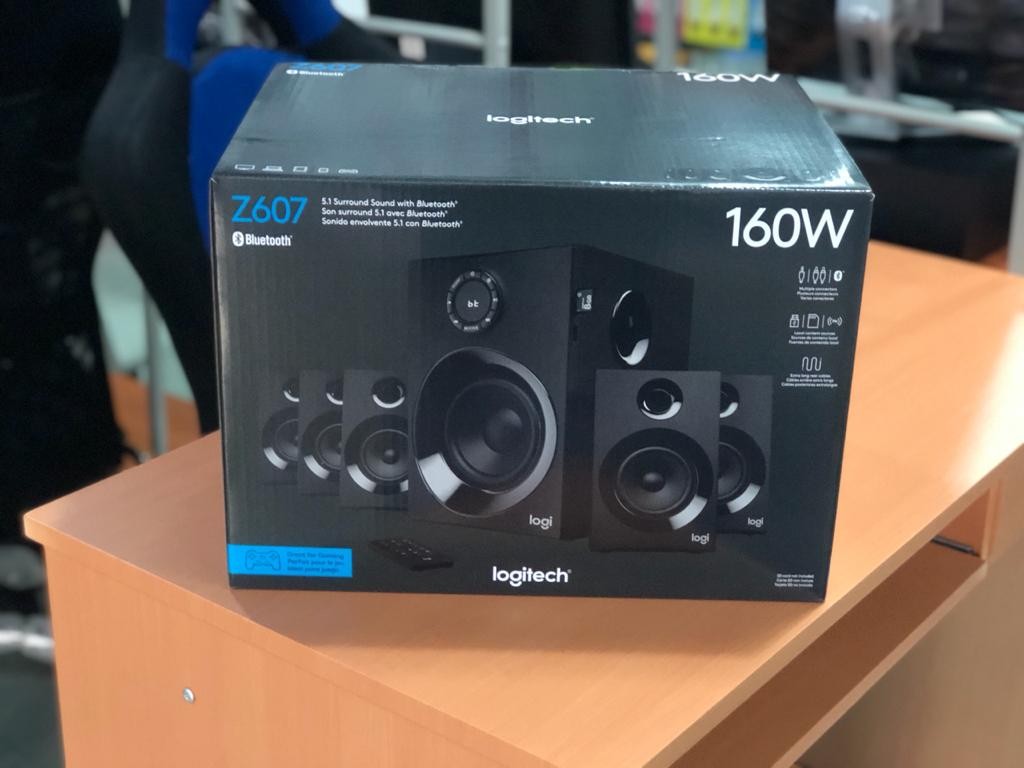 camaras y audio - Bocina Logitech Z607 5.1, Bluetooth