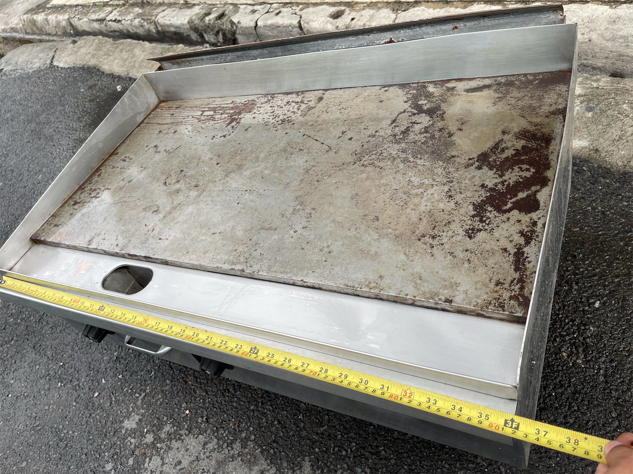 equipos profesionales - Plancha industrial acero inoxidable 