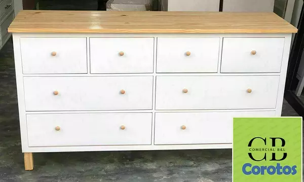 muebles y colchones - Gavetero de 8 gavetas con tope natural  1