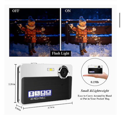camaras y audio - CAMARA DIGITAL 40MP 1080P 16X RECARGABLE 1