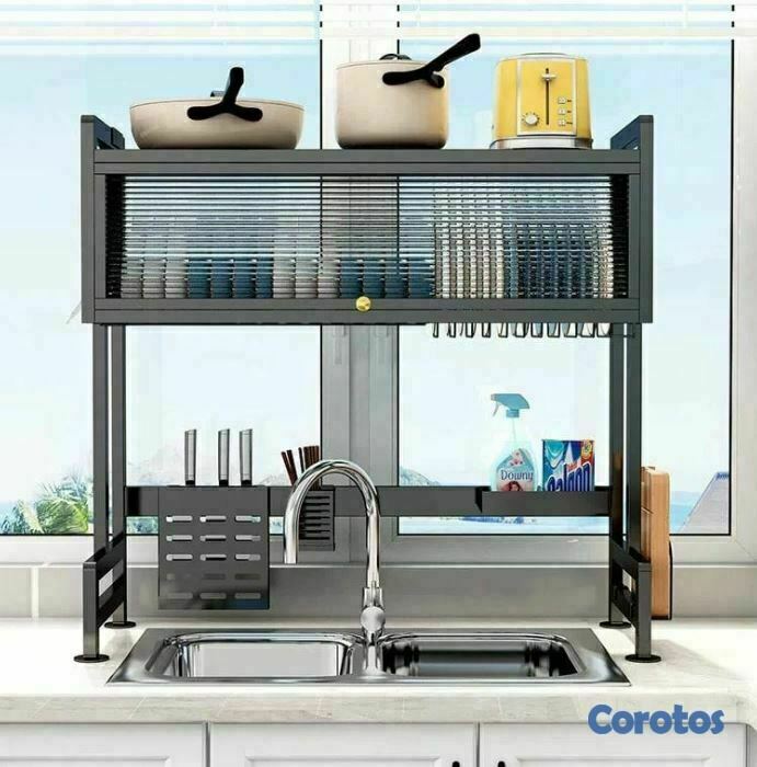 cocina - Escurridor de platos con tapa mediano 3