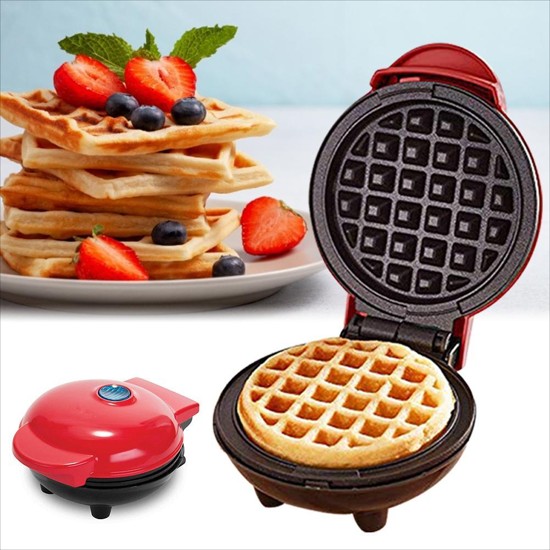 electrodomesticos - Mini Waflera panquecas pancakes wafles wafflera antiadherente 2