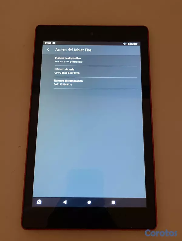 celulares y tabletas - Tablet Kindle Fire 8 HD 8va Generacion 5