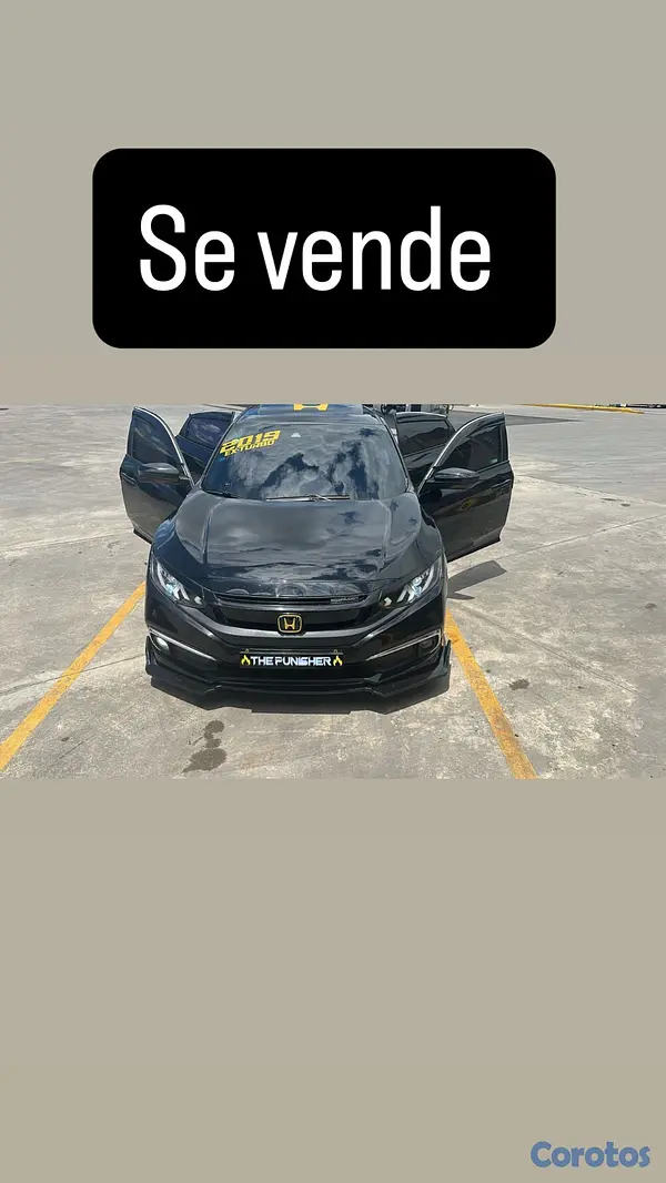 carros - Honda civic 2019 EX-T en perfectas condiciones 

Gomas nuevas 
Aire 10/10 
 8