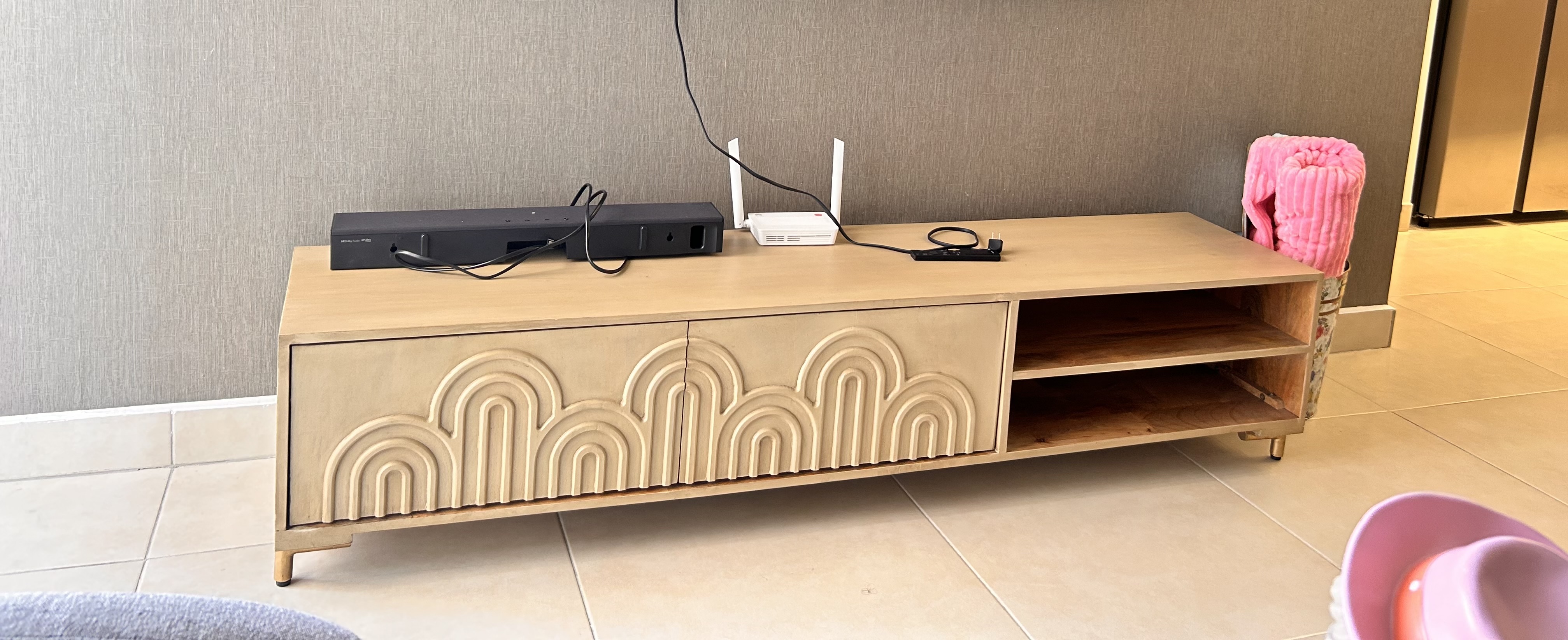 muebles y colchones - Mueble de Television Coastal Madera 0