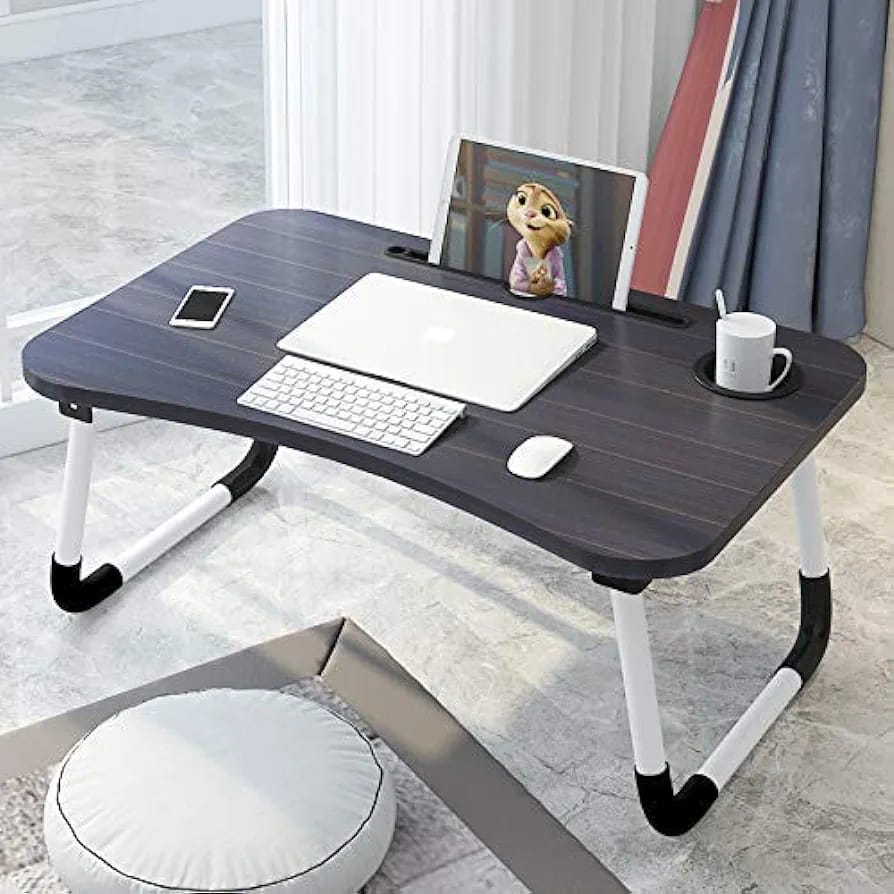 muebles y colchones - Mesa para portátil, dormitorio con escritorio 3