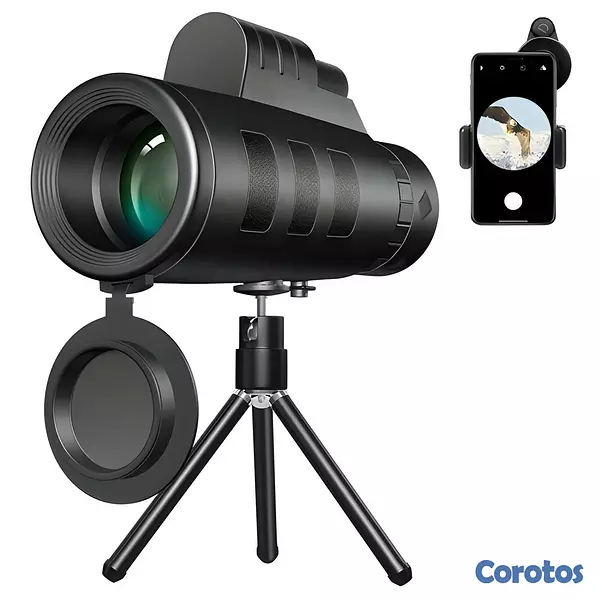 equipos profesionales - Telescopio Monocular 40x60 con Soporte rapido para Telefono Inteligente 2