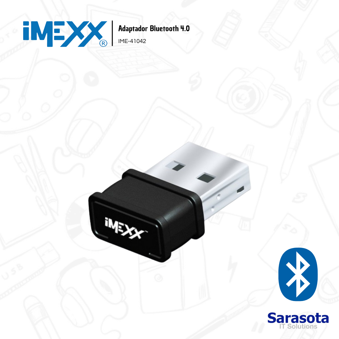 accesorios para electronica - Imexx Adaptador Bluetooth 4.0 0