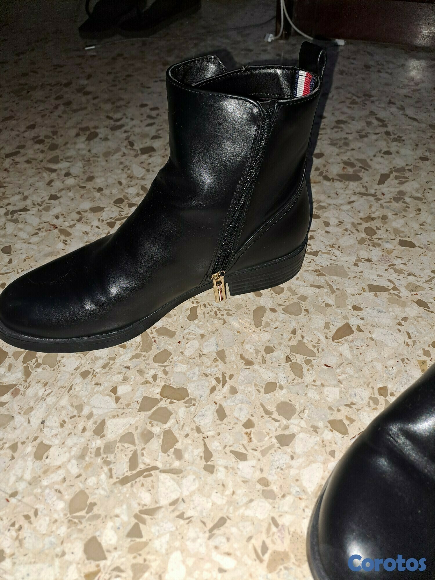zapatos para mujer - Botas Negra 7  tommy hilfiger de mujer 3