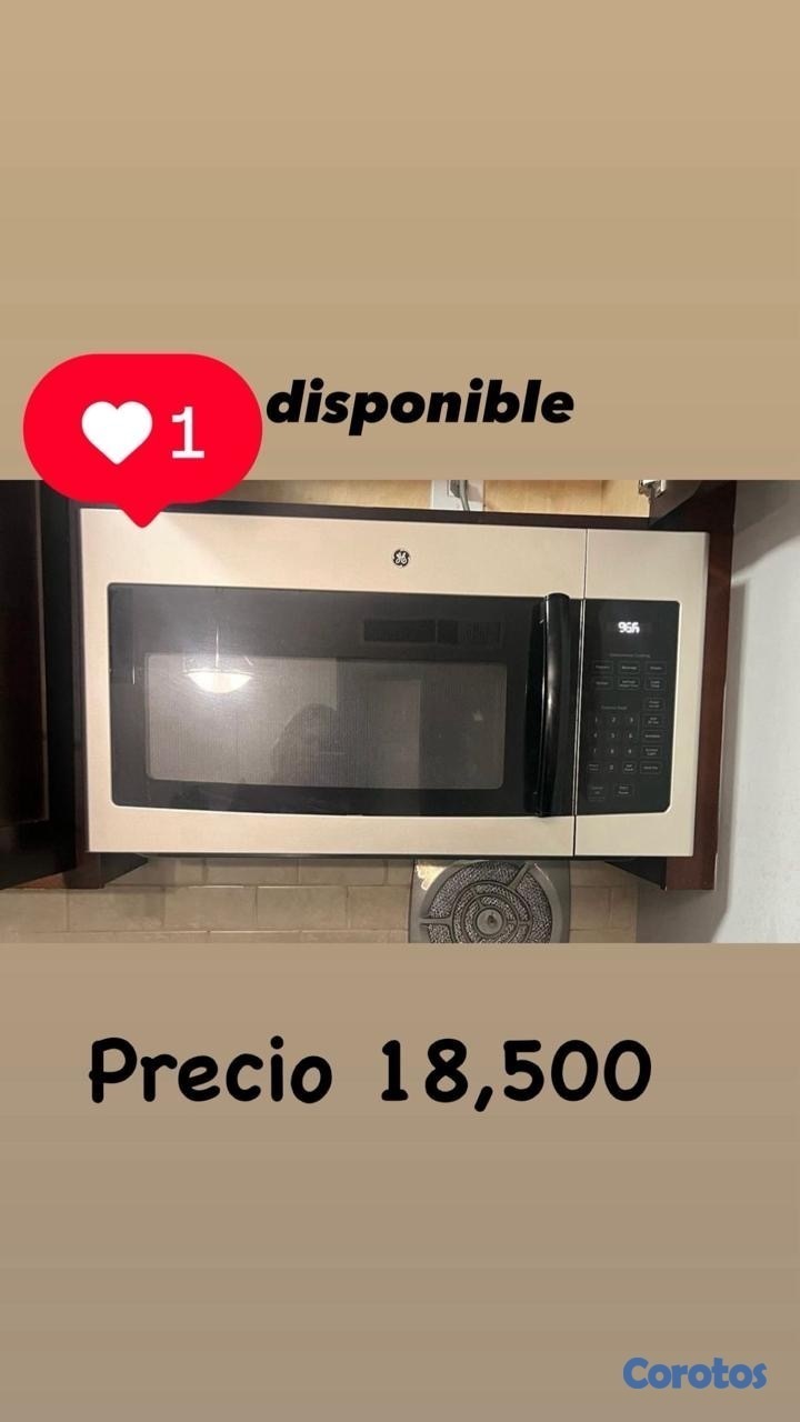 cocina - Microondas con extractor de Grasa 