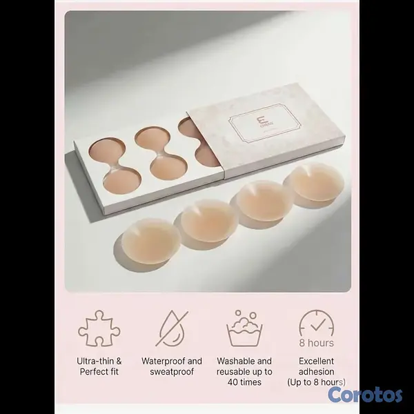ropa para mujer - Set de cubre pezon reutilizable  3