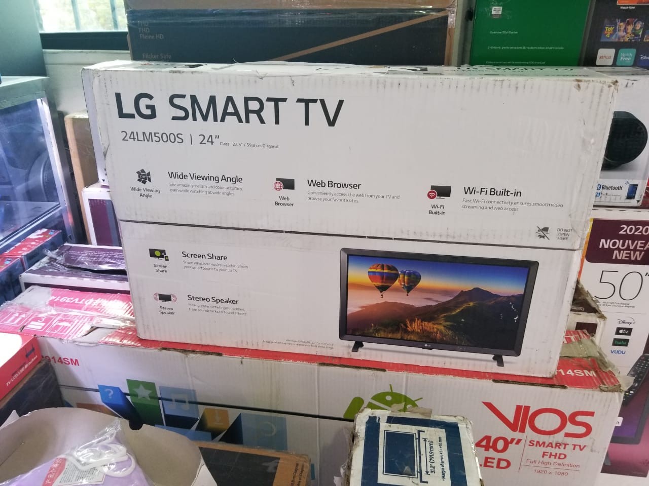 tv - Televisor Monitor Smart Tv LG 24 Pulgadas Hd Led WebOS