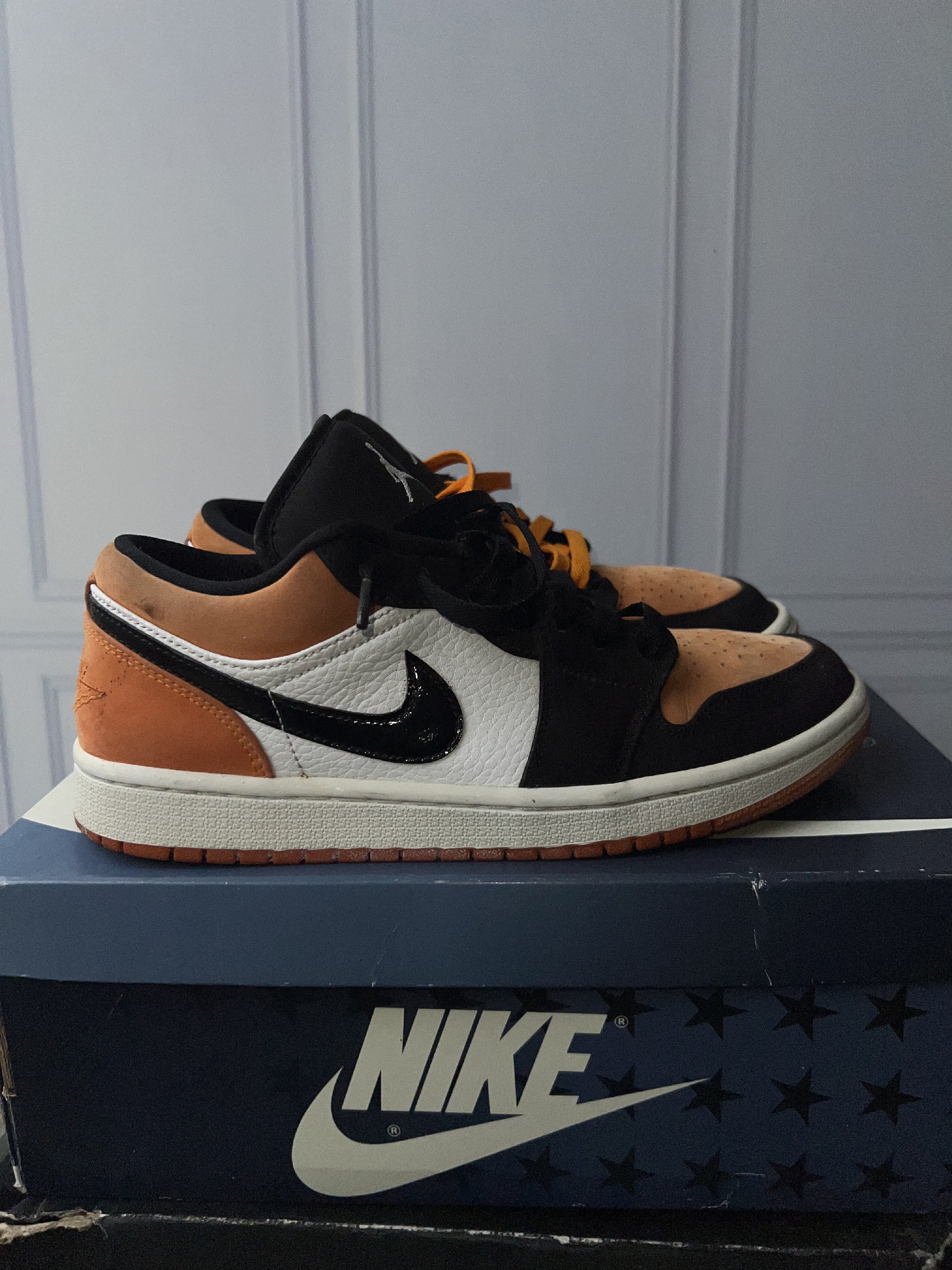 zapatos para hombre - JORDAN 1LOW SHARTTERED BACKBOARD SIZE 8 