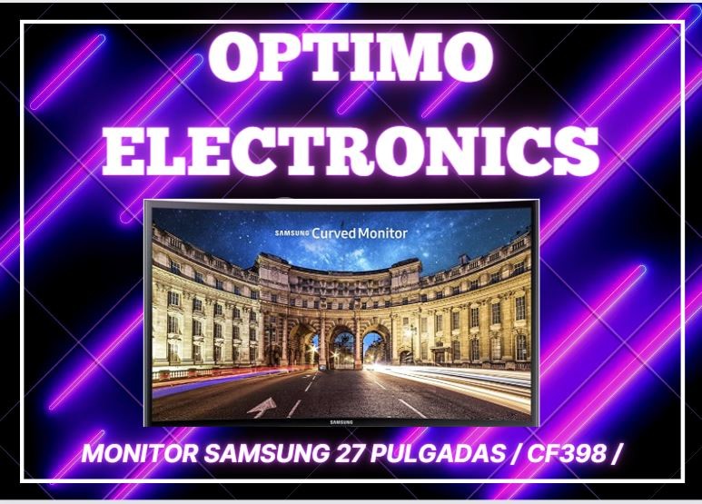 computadoras y laptops - MONITOR SAMSUNG 27 PULGADAS / CF398 /