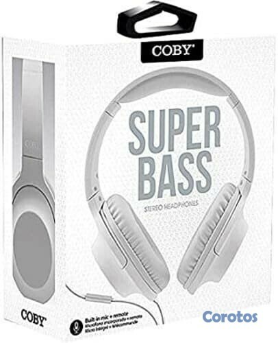 computadoras y laptops - AUDIFONOS CON MICROFONO COBY STEREO  3.5mm  CVH-826-WHT 