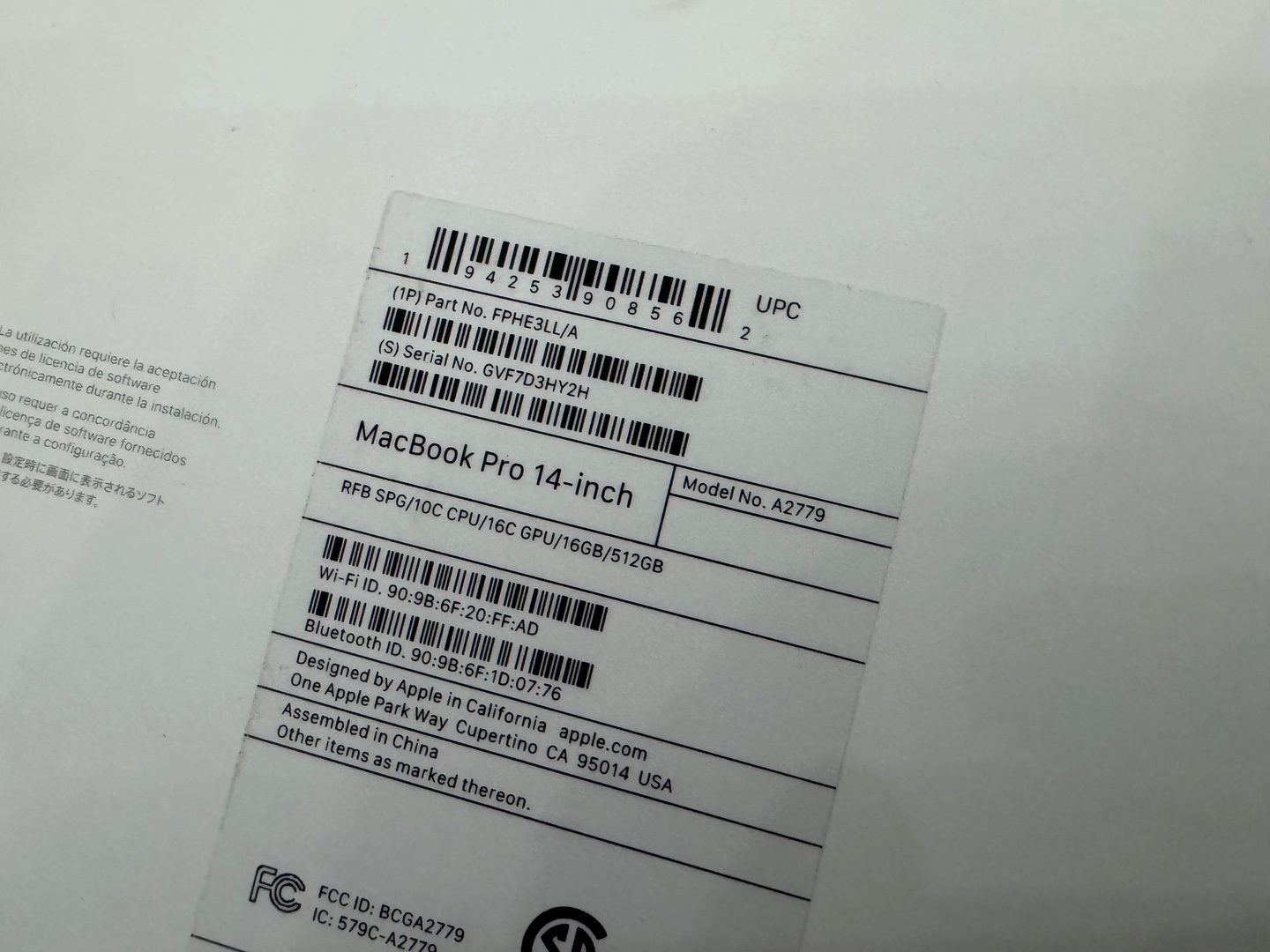 computadoras y laptops - MacBook Pro 14 inch 2023 M2 PRO Apple Chip | 512GB|16GB RAM Sellada $ 98,500 NEG 1
