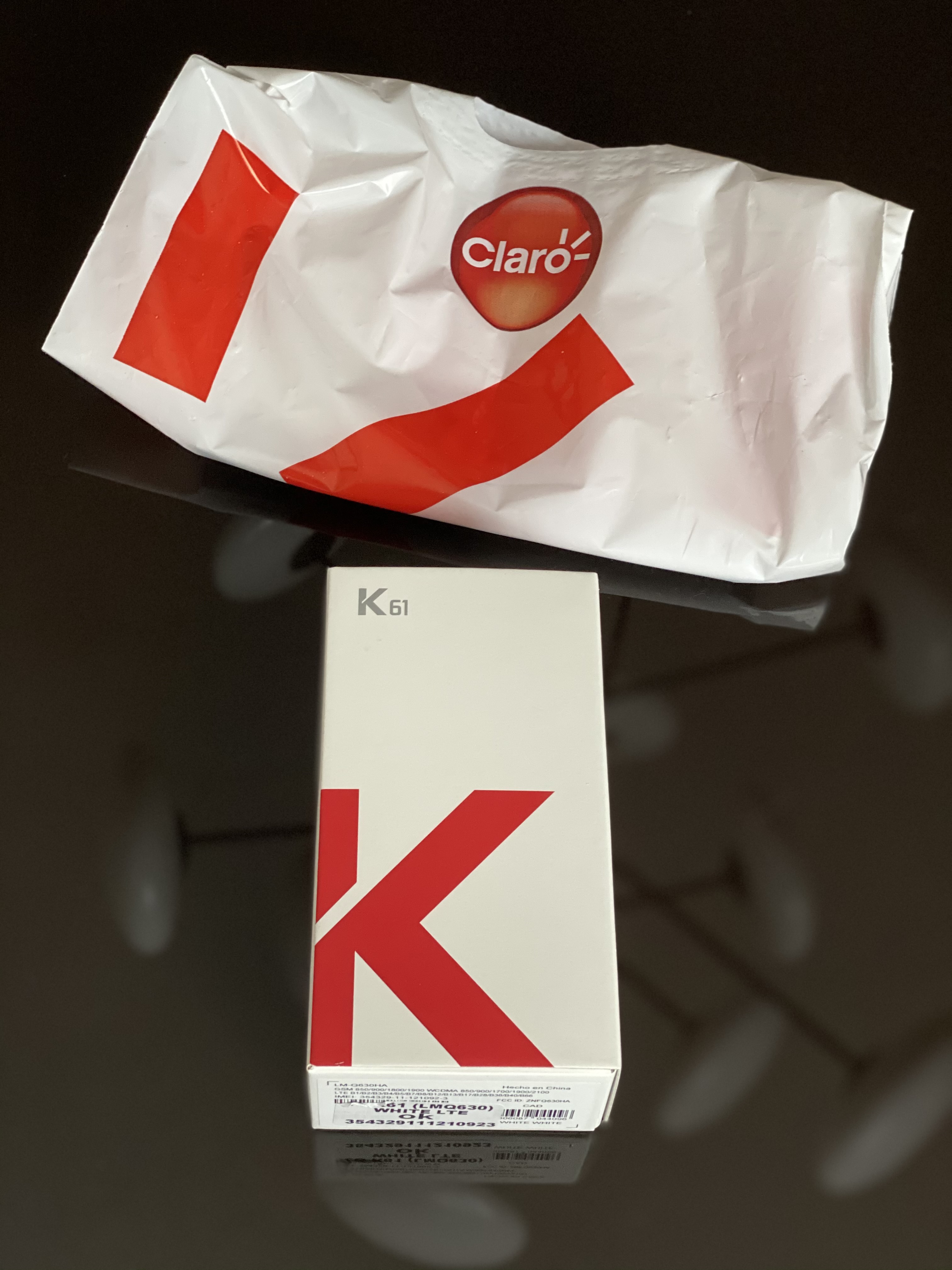 celulares y tabletas - Celular LGK61 (Claro) nuevo