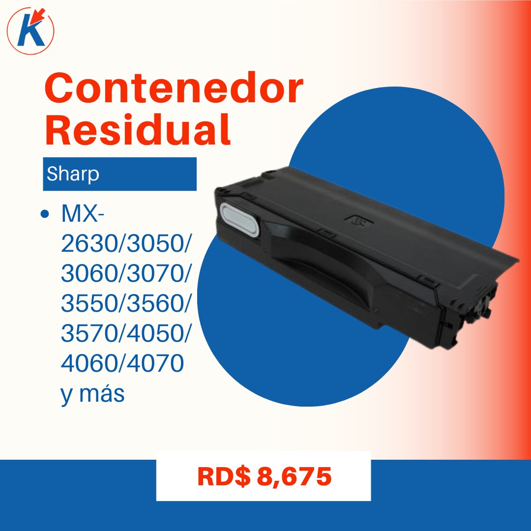 impresoras y scanners - Contenedor Residual Sharp