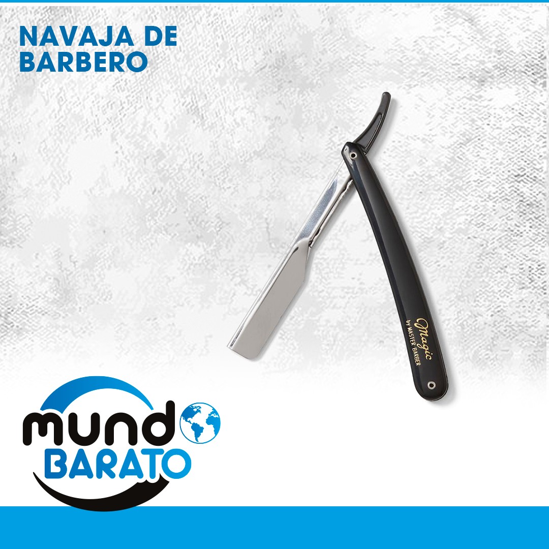 salud y belleza - Navaja Afeitadora Manual profesional de acero inoxidable, barberia  0
