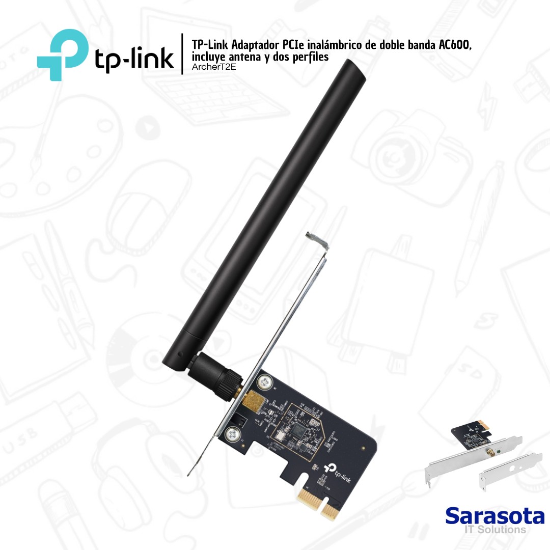 accesorios para electronica -  TP-Link Archer T2E Tarjeta de Red 5G 2