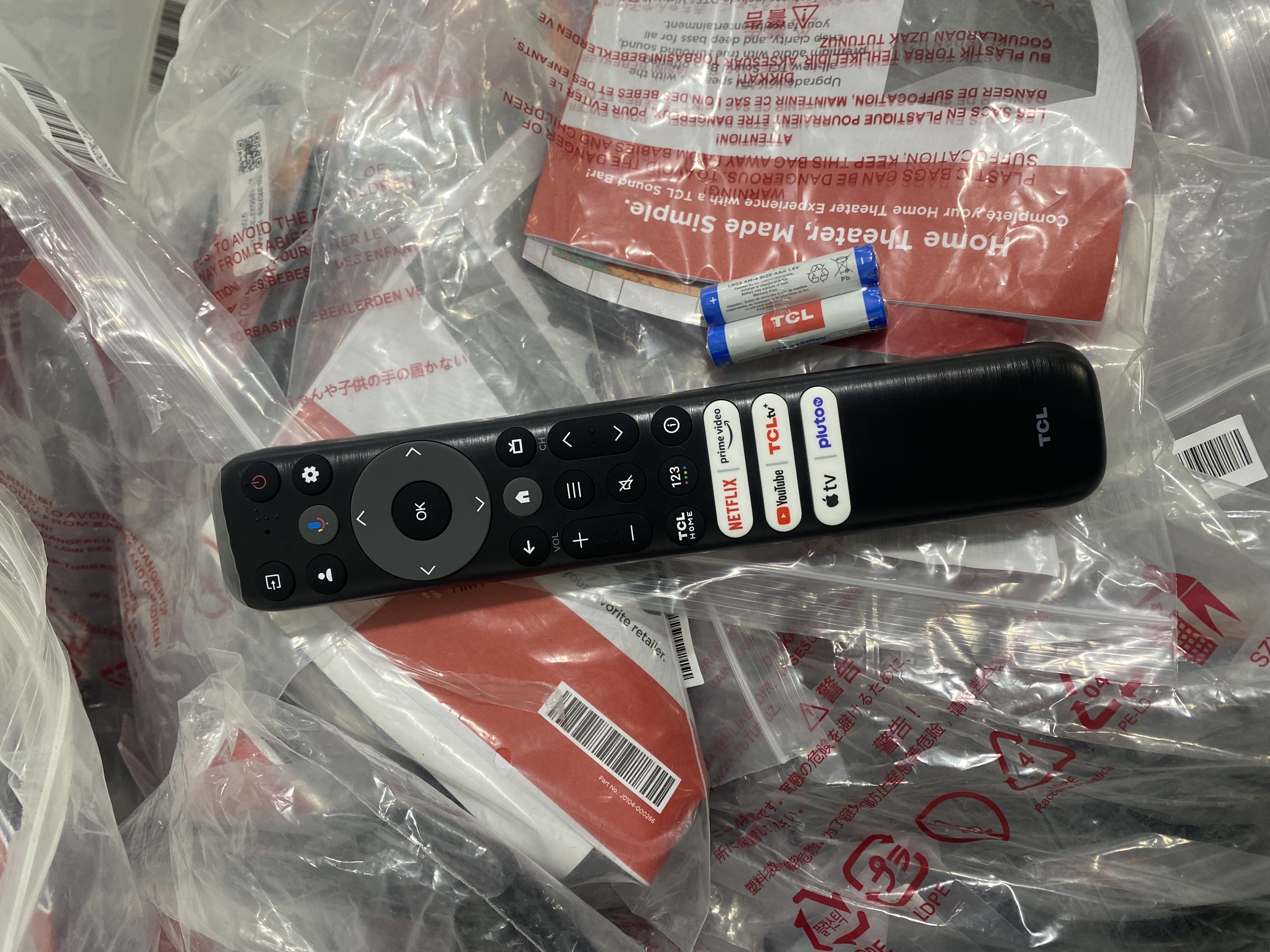 electrodomesticos - Control de TV TCL Original 