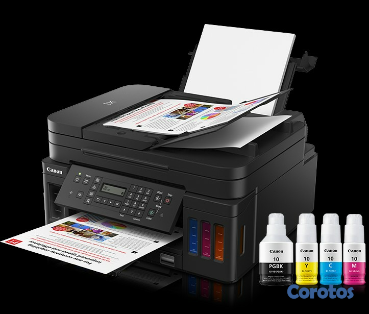 impresoras y scanners - MULTIFUNCION, CANON G7010  BOTELLA DE TINTA DE FABRICA , IMPRESOR, COPIA,SCANER 1
