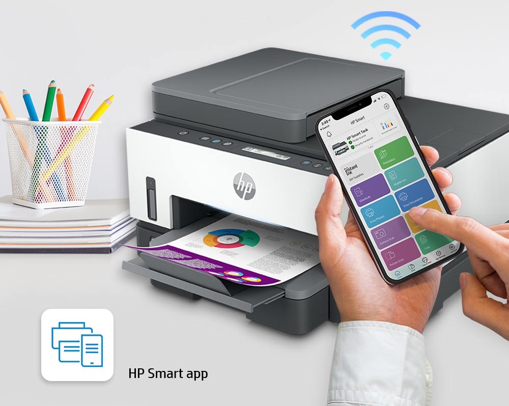 impresoras y scanners - MULTIFUNCI HP CON BOTELLA DE TINTA DE FABRICA,Wi-Fi, dupplex,printer,copia,scane 1