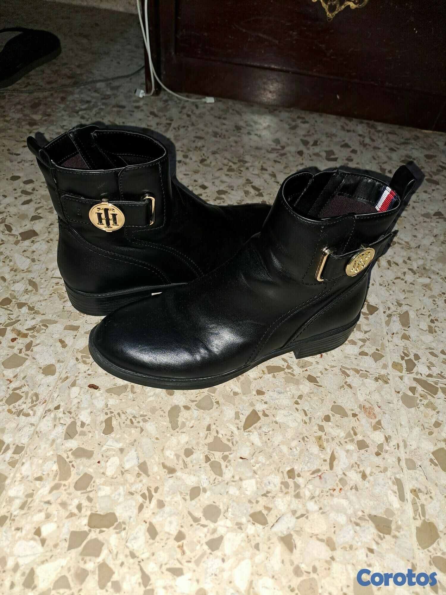 zapatos para mujer - Botas Negra 7  tommy hilfiger de mujer 4