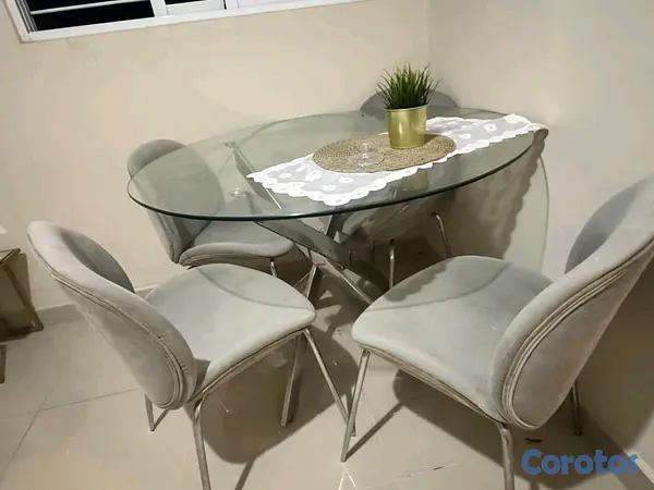 muebles y colchones - JUEGO DE COMEDOR USADO  3