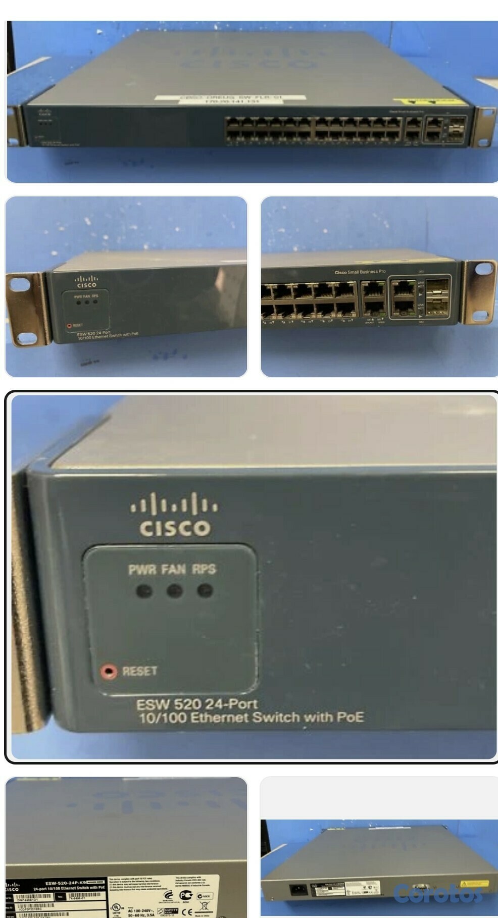 computadoras y laptops - Cisco Interrupteur Small Business Pro 540 ESW-540-24-K9 24 puertos Gigabit 4 2