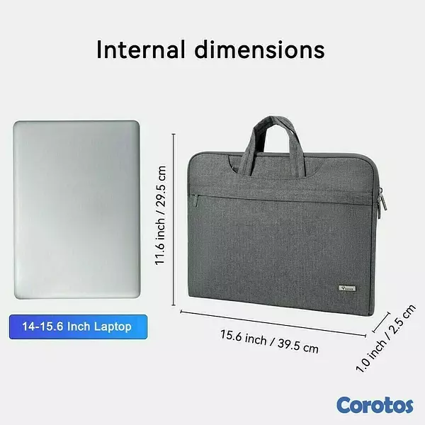 carteras y maletas - Bolso con correa - Funda con asa - Estuche de transporte para laptop 15.6" 1