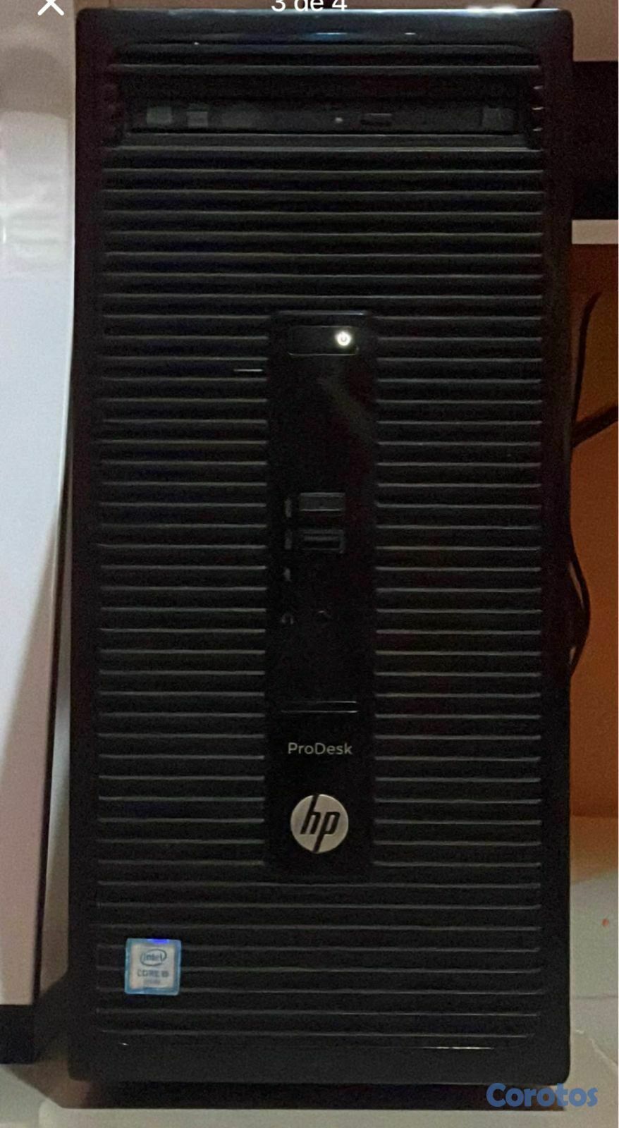 computadoras y laptops - HP prodesk 400 G3 mt i7-6700 torre gamer 3
