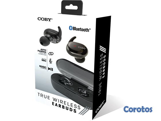 computadoras y laptops - AUDIFONO CON MICROFONO COBY EARPODS BLUETOOTH, NEGRO 1