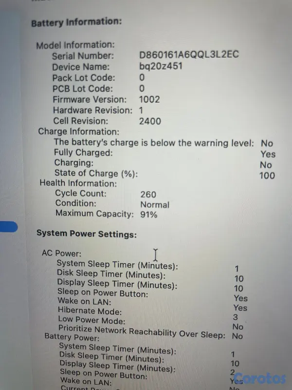 computadoras y laptops - MacBook Pro13 2020 M1 3.2ghz 8gb ram, 512ssd 7
