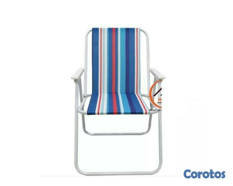 decoración y accesorios - Silla de Playa plegable en Aluminio diferentes modelos de tejido a rayas
 4