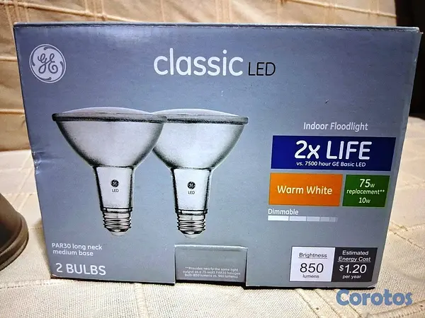 herramientas, jardines y exterior - Bombillas LED General Electric Classic de cuello l 2