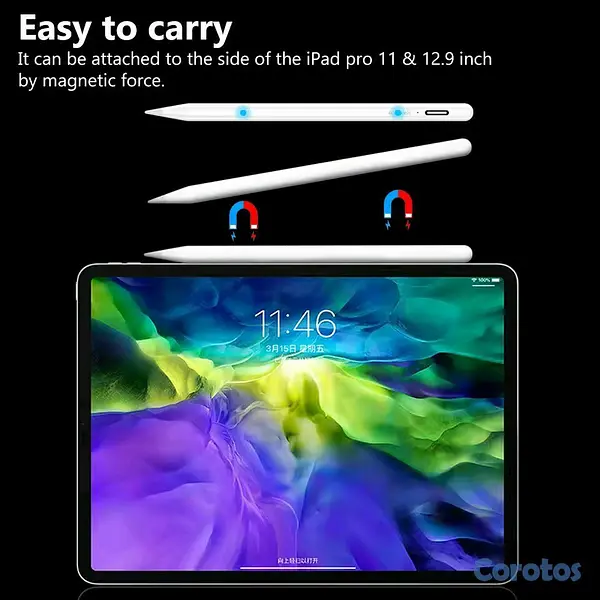 accesorios para electronica - Stylus pen, lápiz óptico universal, para iPad, celulares, tabletas y más  3