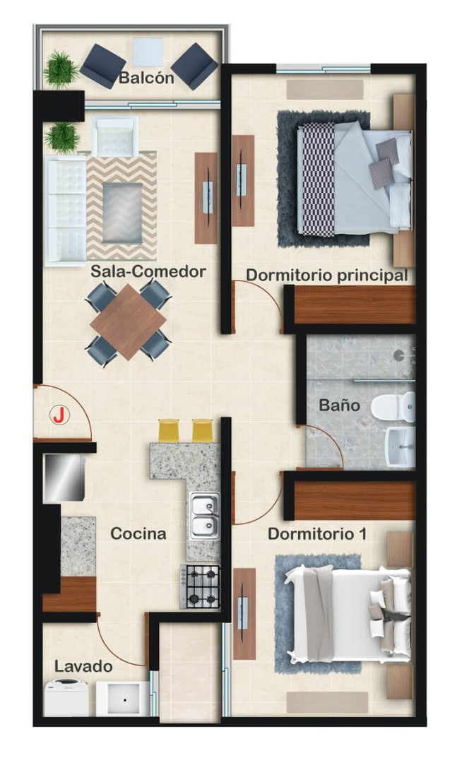 apartamentos - Apartamentos en Bella Vista con Piscina y Gimnasio- Apartamentos en Bella Vista 7