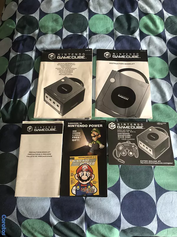 consolas y videojuegos - Nintendo GameCube en su caja con todos sus accesorios 6